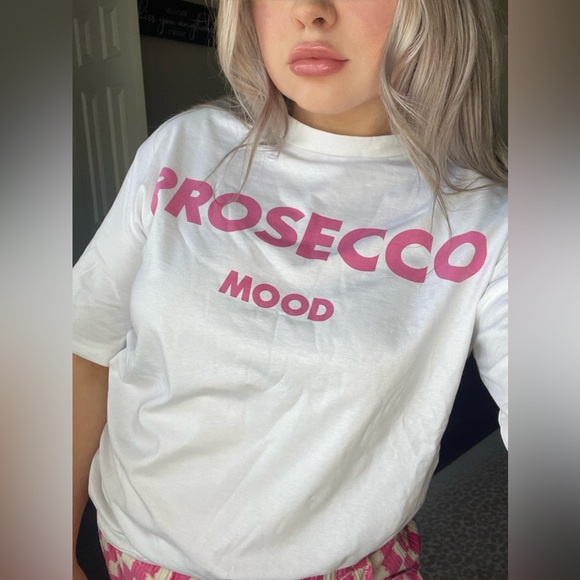 Prosecco Mood Tee 💗🌷 1 HOUR PRICE DROP! 🔔‼️ - Picture 1 of 2